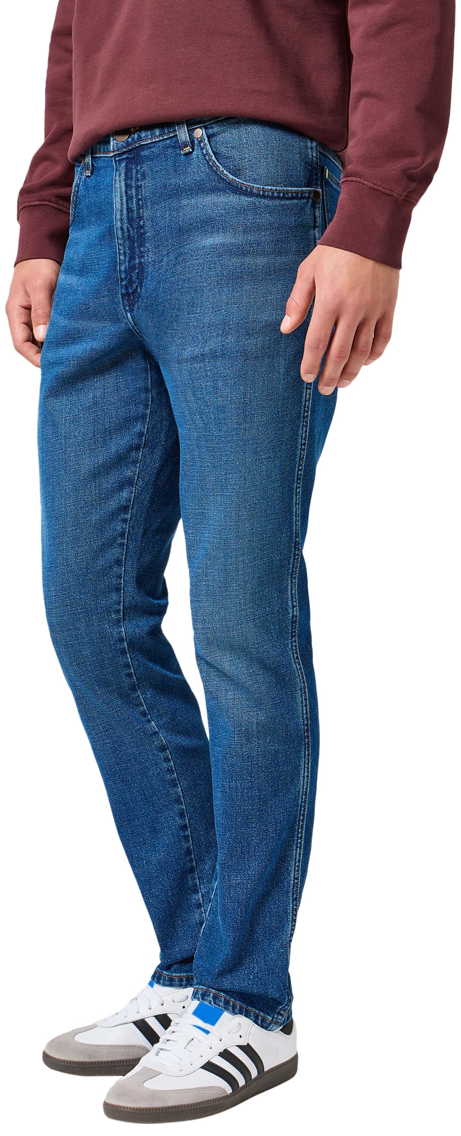 Wrangler Men's River Jeans, Sundown Blue, 33 W/32 L