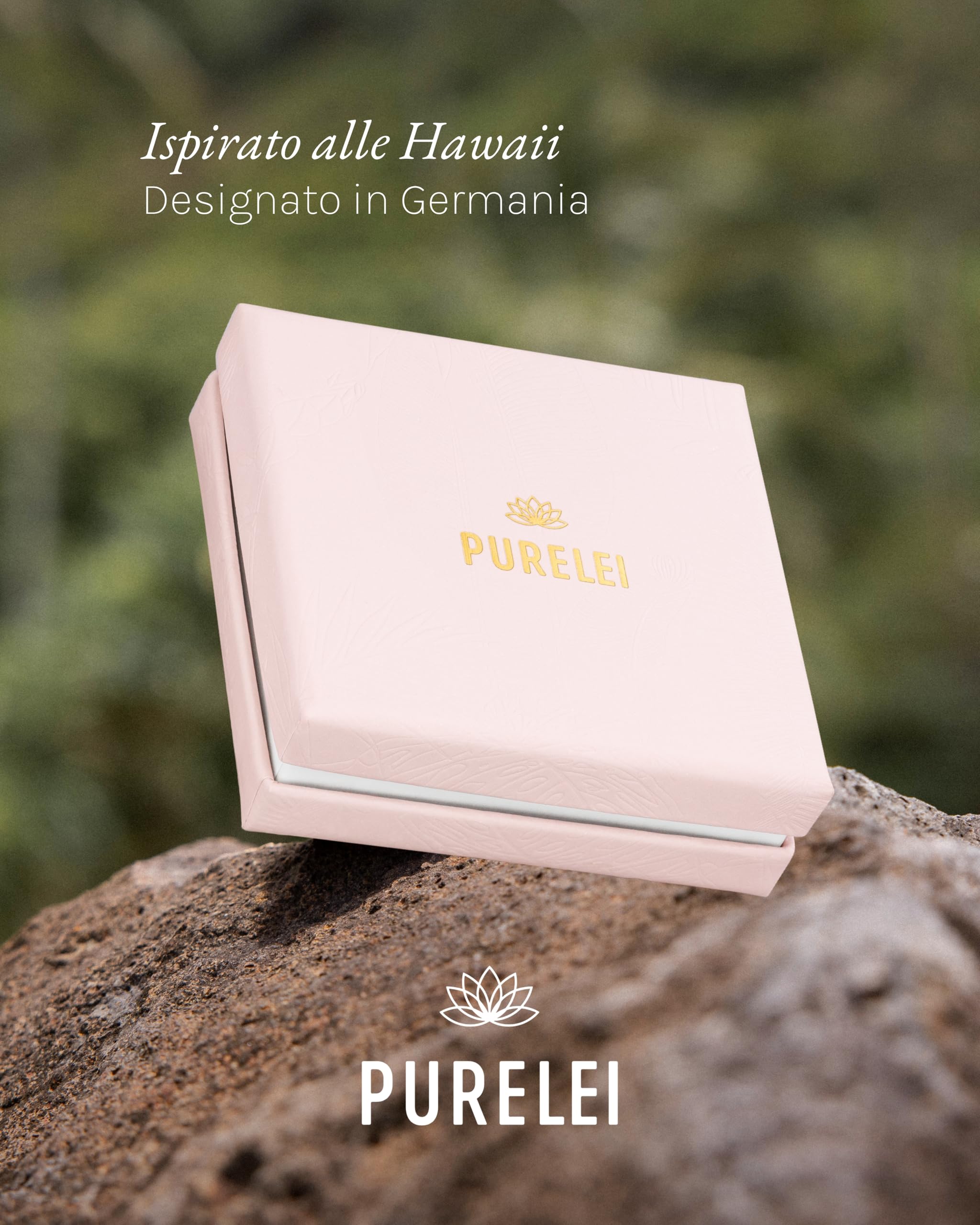 PURELEI® Pure Soul - Orecchini da donna, impermeabili, con perle in acciaio inox, idea regalo per donna