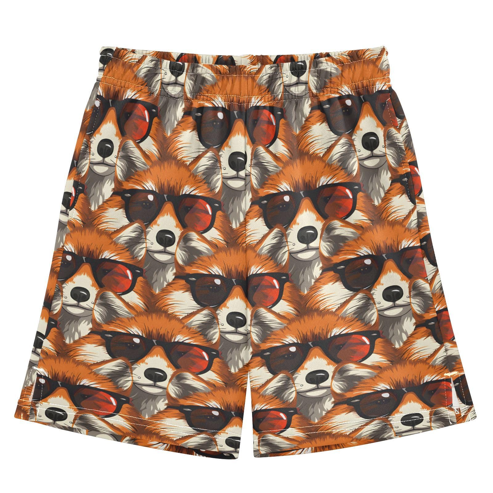 Sunglasses Fox Shorts for Boys Summer Athletic Outdoor Boys Shorts Size 9-10 Multicolor