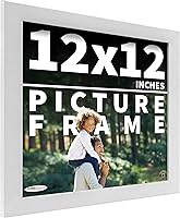 Vista 35 de Poster Palooza Marco de fotos de madera de pino macizo blanco de 18 x 8 Acrílico UV, respaldo de tablero de espuma y accesorios para colgar