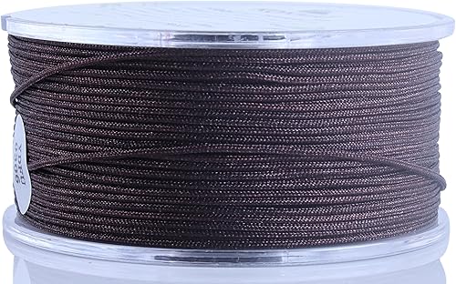 Vista 68 de KONMAY Cuerda de nailon negro de 0.024 in con estuche para pulseras, cordón de satén de nailon trenzado de 190 yardas para fabricación de joyas