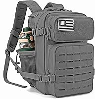 Vista 16 de QT&QY - Mochila táctica militar de 25L/45L para hombres Molle Daypack, mochila de 3 días, mochila de emergencia, mochila de senderismo