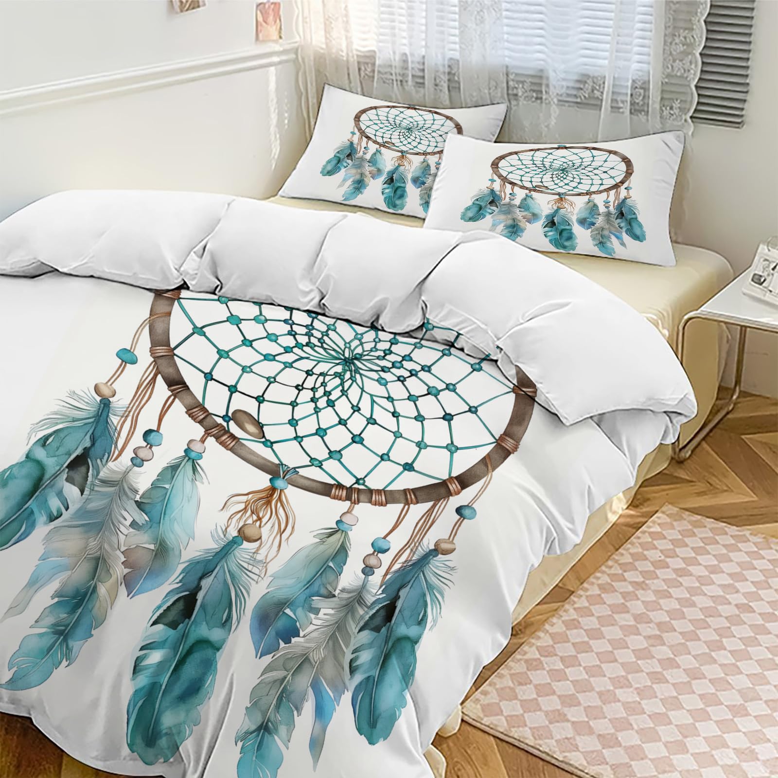 Parure de lit attrape-rêves douce et légère en microfibre pour un sommeil de qualité