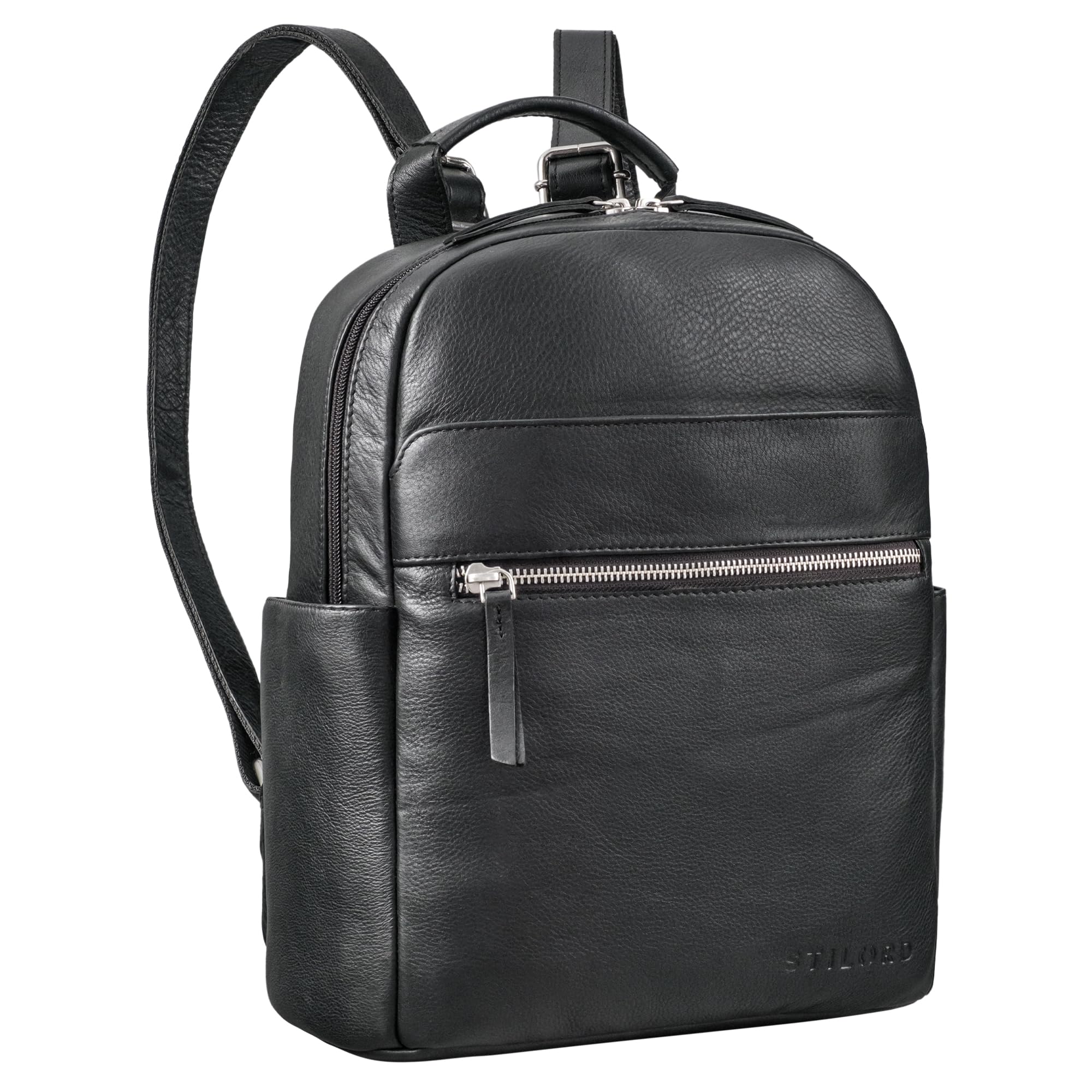 STILORD Phineas' Mochila Pequeña Piel Hombres Equipaje de Mano Mochila de Viaje Mochila Equipaje de Mano Avión Mochila Señoras Daypack Hombres