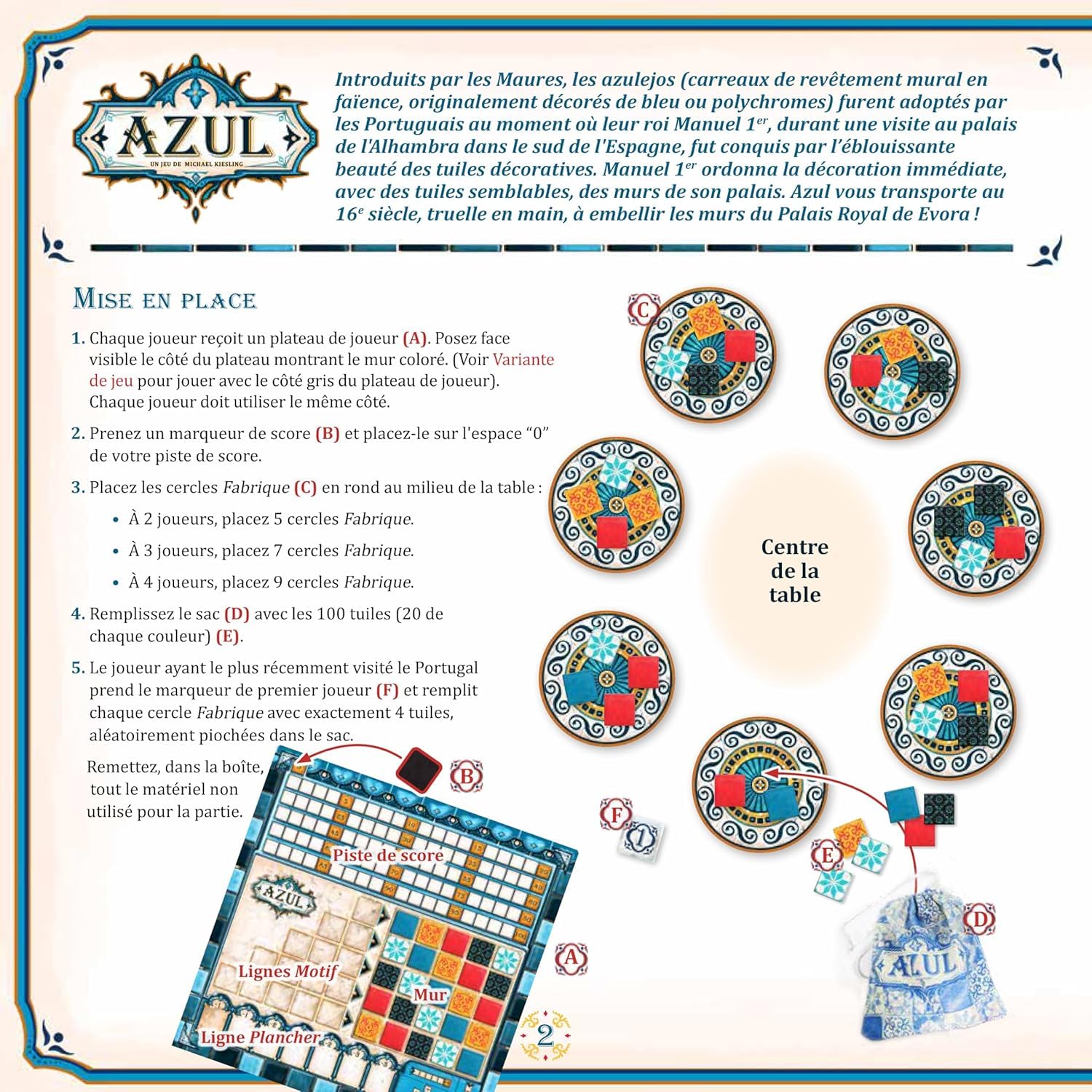 Azul - Un jeu Plan B Games - Achat sur la Boutique BCD Jeux
