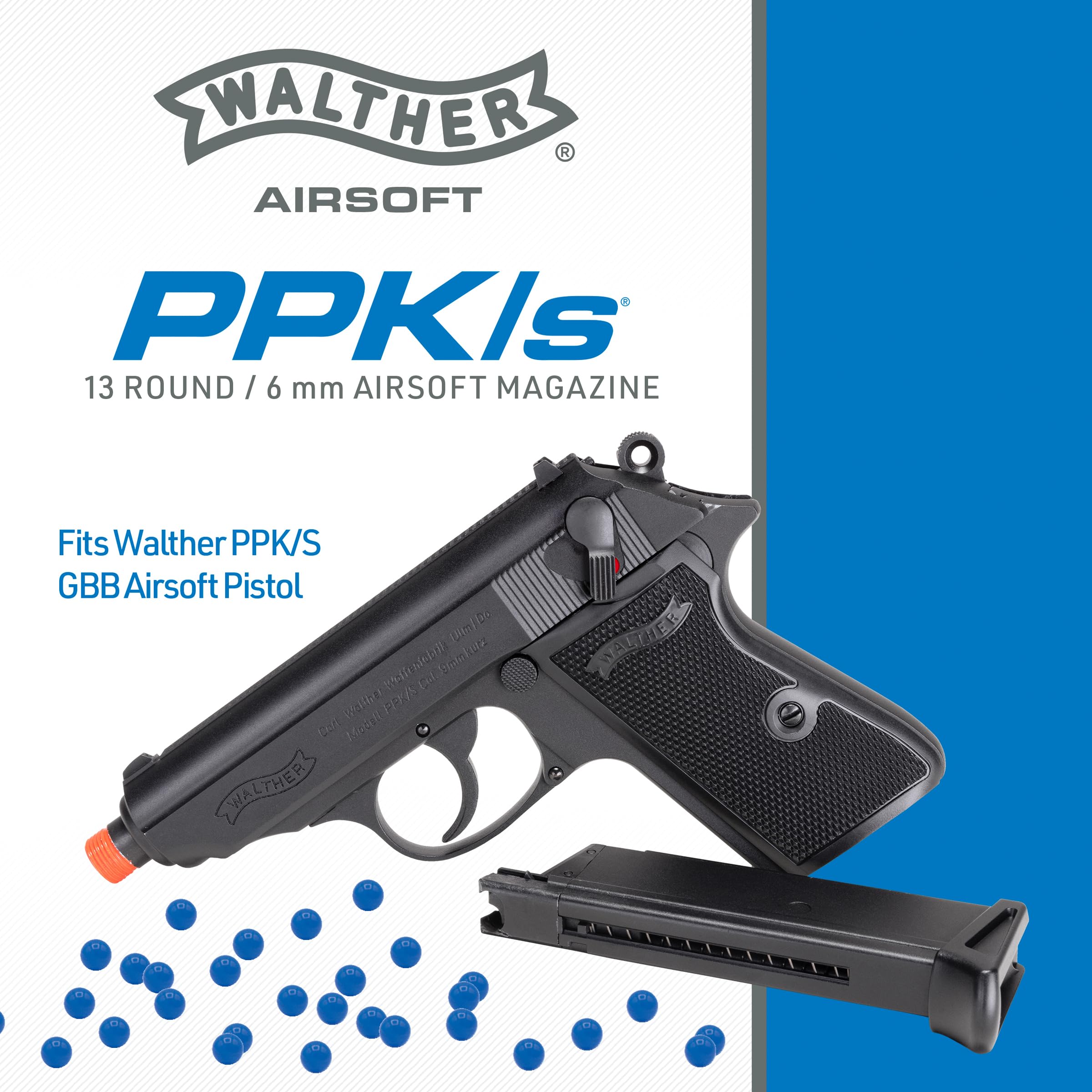 Amazon.com : Wlather PPK/S GBB Blowback 6mm BB Pistol Airsoft Gun