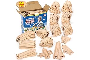 Wooden Toy Train Set for Kids