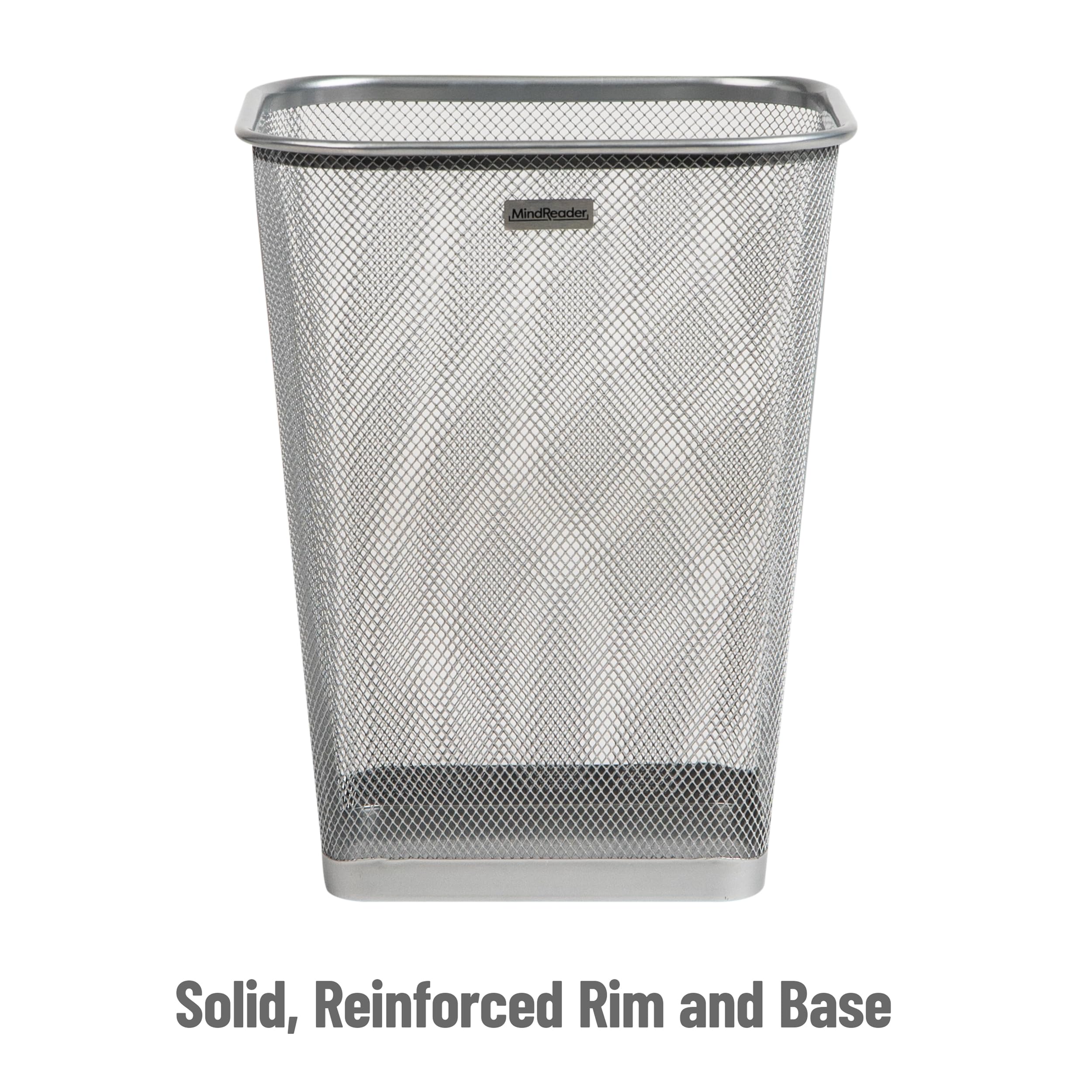 Mind Reader Mesh Trash Cans - Set of 2 -4