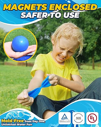 Miniatura 2 de Globos de agua reutilizables, juguetes de verano al aire libre, bomba de agua autosellante de llenado rápido para niños y adultos, juegos de lucha