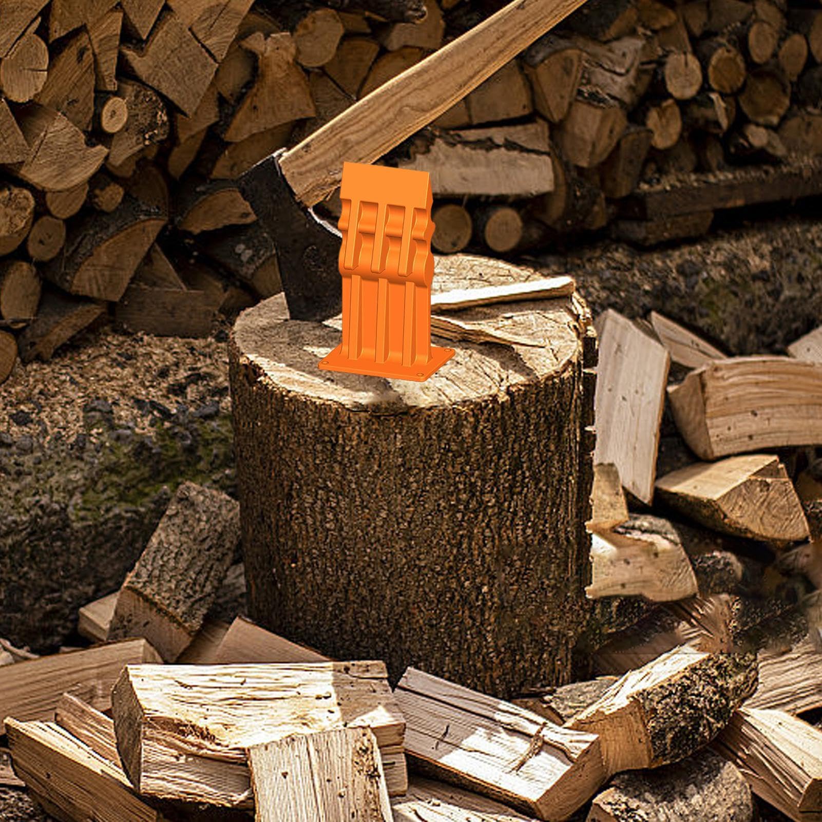 Spaccalegna per legna, spaccalegna manuale | Strumenti per spaccare il legno in metallo Spaccalegna per legna da ardere,Pratico spaccalegna in ghisa per legna da ardere per il cortile di casa