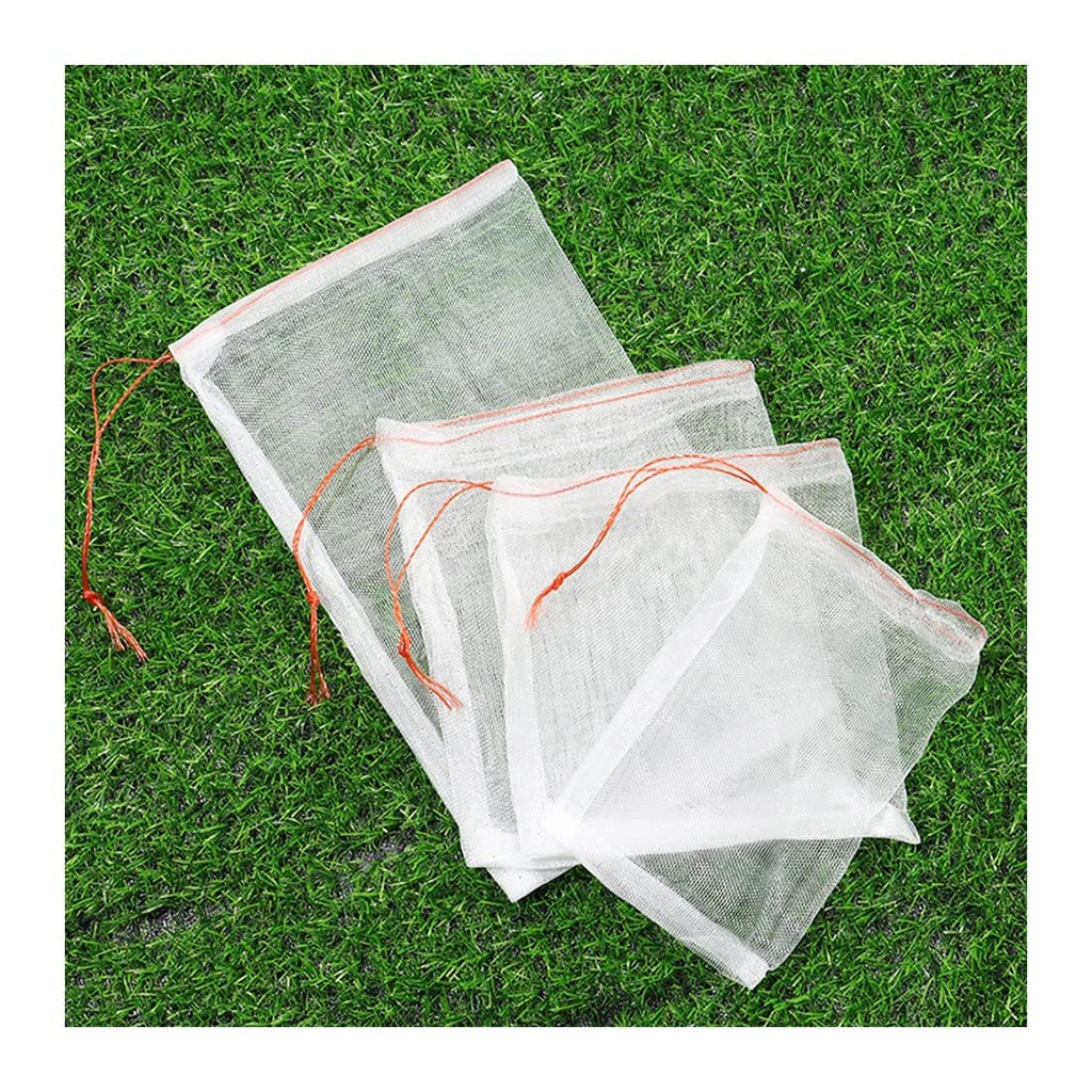 Bcjmkdx One Color Fruit Net, 50Pcs Strawberry Grapes Fruit Protection Bags, For Garden Netting Bags Mesh Grape Bag Planter Grow Bags(20X30cm)