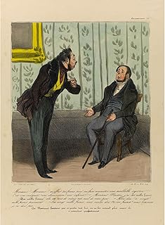 ArtDirect Monsieur Monsieur offer me 500 francs to make me commit a similar injustice (1836-1838) Unframed Art Print Giclee Poster by Honoré Daumier - Ready for Framing with Customization Sizes 7x10, 10x14, 15x20, 24x33, 35x48 and 44x60 inches