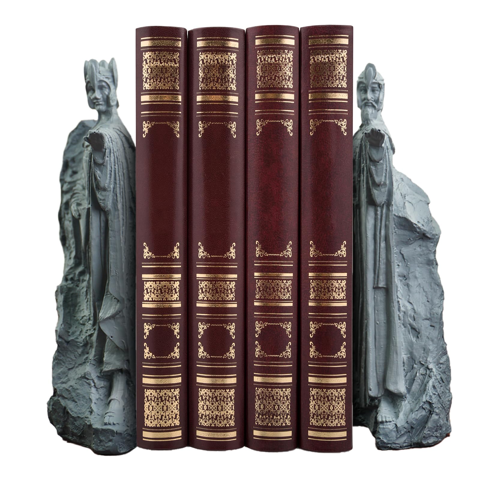 Decorative Bookends, 9.8IN Book End Resin Collectibles, Book Stopper Binder and Dividers for Library Office Home, Gifts for Movie Fans (Large)