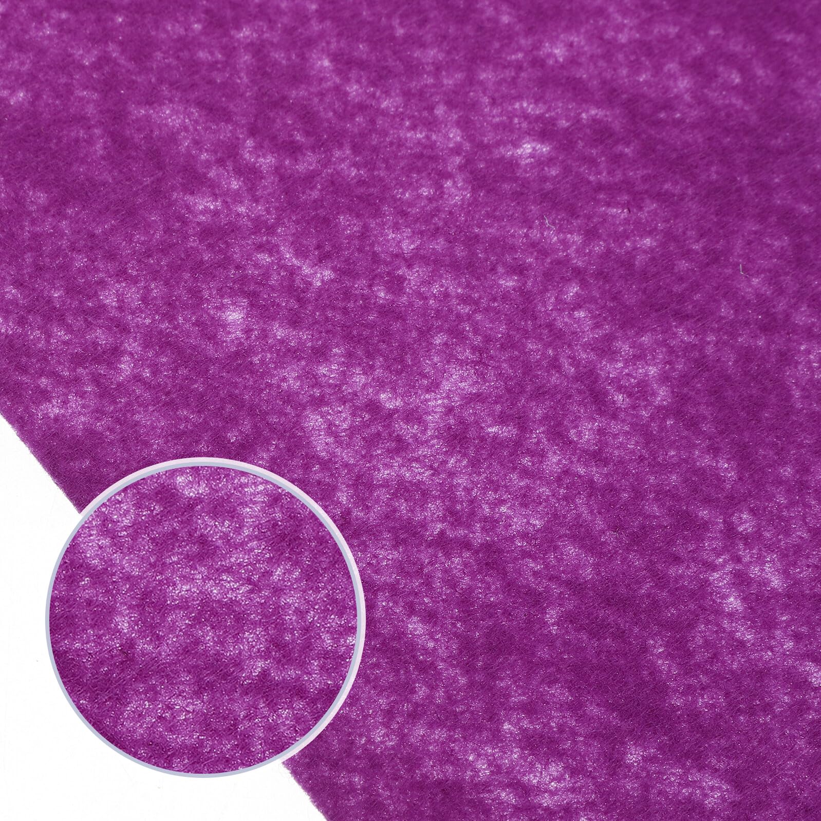 Cabilock 30stücke Violetter Filzplatten Vliesquadrate zum Basteln und Nähen Vorgeschnittene Filzstoffquadrate für Patchwork-projekte