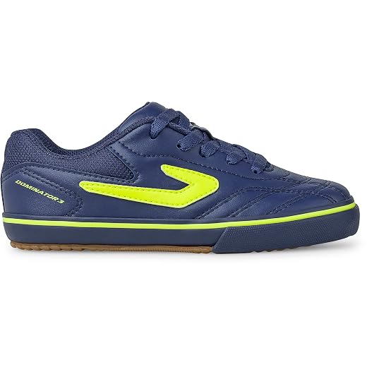 Chuteira Topper Dominator 3 Jr Marinho/Verde Neon Chuteira Topper Dominator 3 Jr Marinho/Verde Neon
