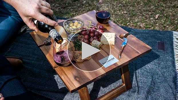 Amazon.com : Komorebi Portable Picnic Table - Custom Acacia Picnic