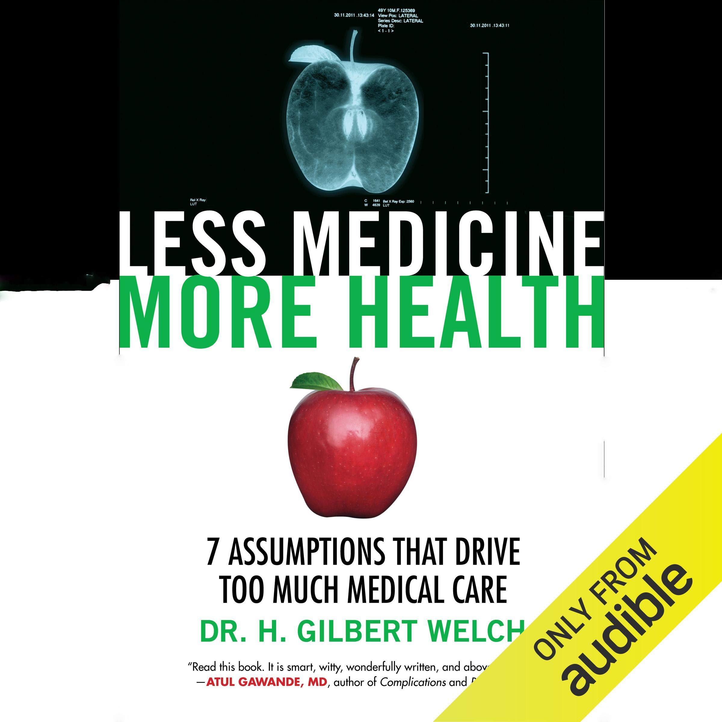 Cover art for Less Medicine, More Health