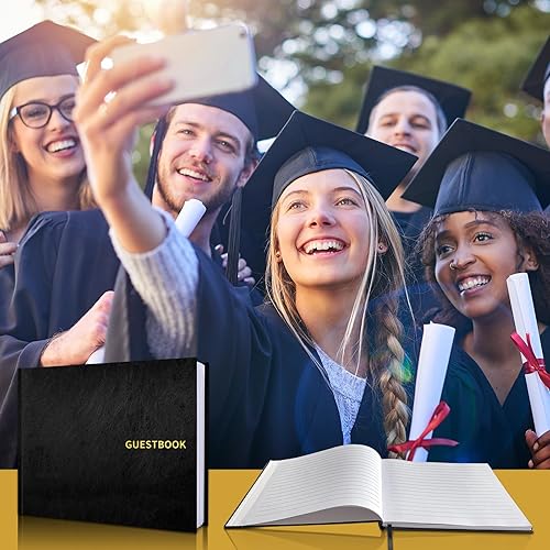 Miniatura 7 de Letreros para libro de invitados para boda, funeral, baby shower, cumpleaños, quinceañera, aniversario, graduación, jubilación, despedida de