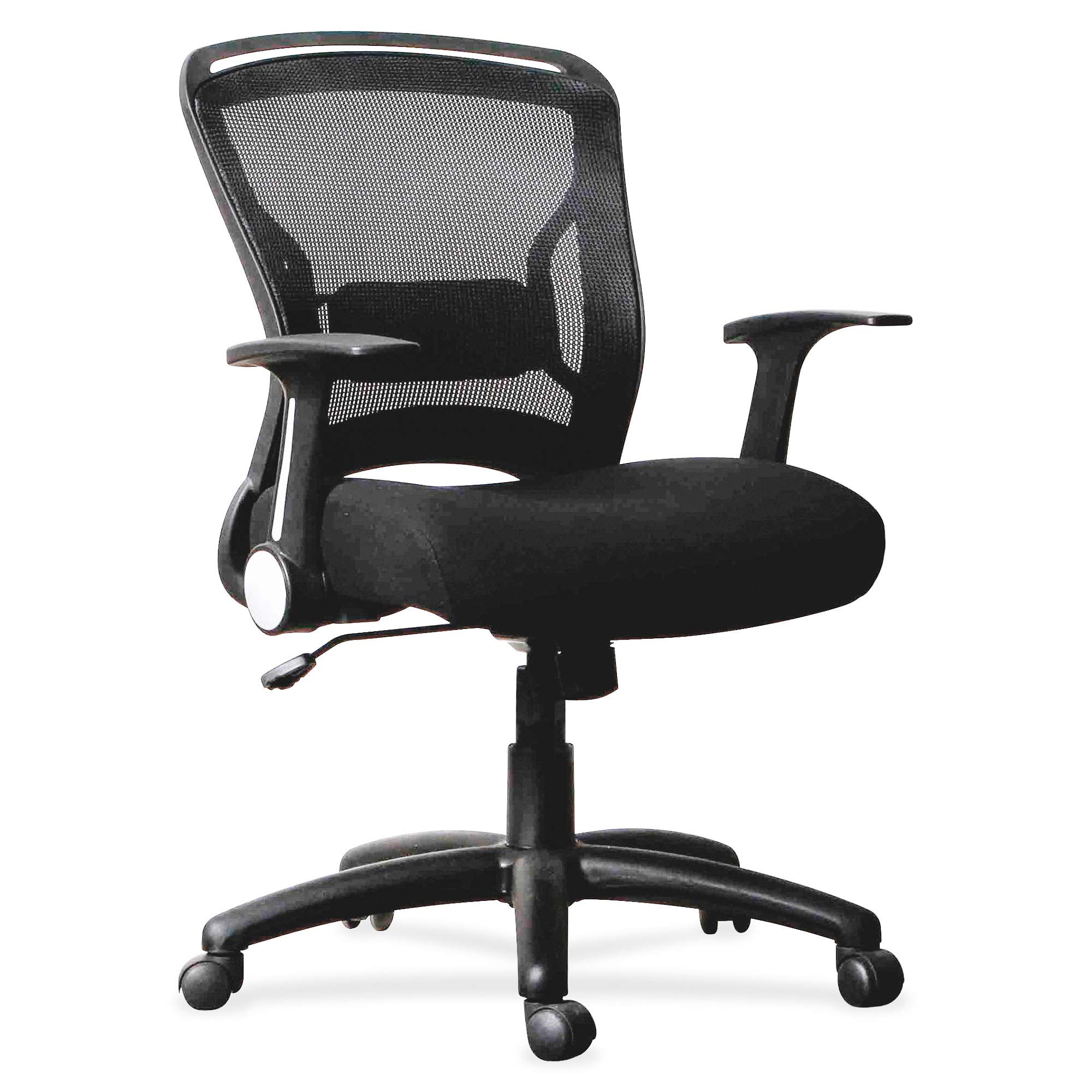 Lorell Flipper Arm Mid-Back Chair