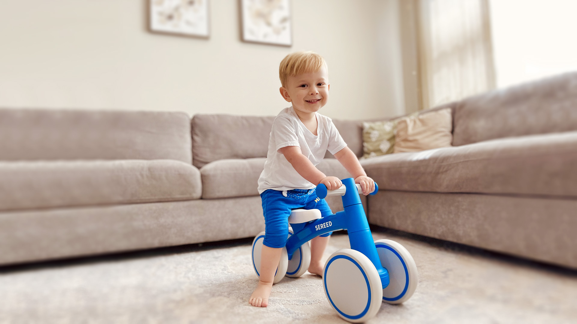 Watch baby balance bike first birthday gift learn to walk toy on Amazon ...