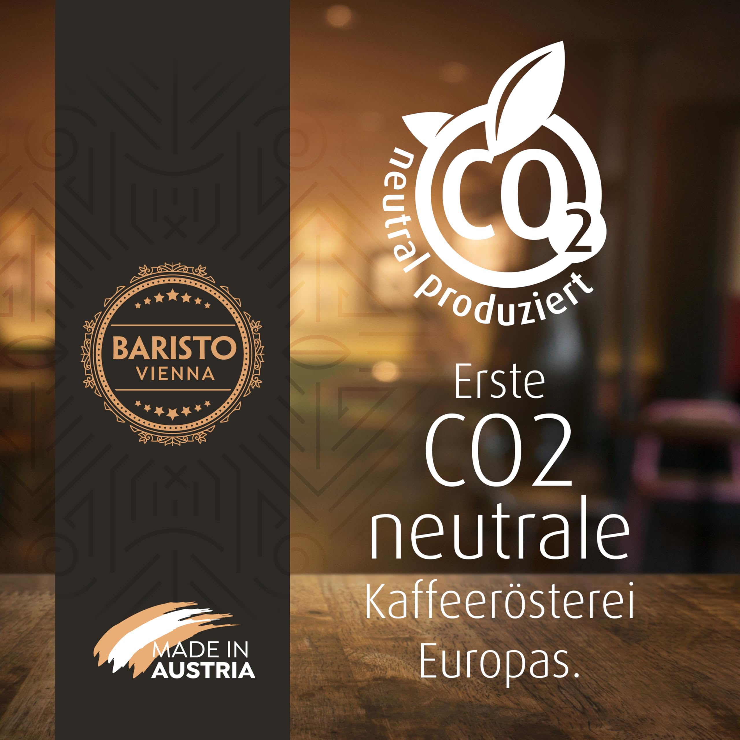 Baristo 48° STRAIGHT - Intensität 4/5, Arabica und Robusta, ganze Kaffeebohnen, 8 x 1000g