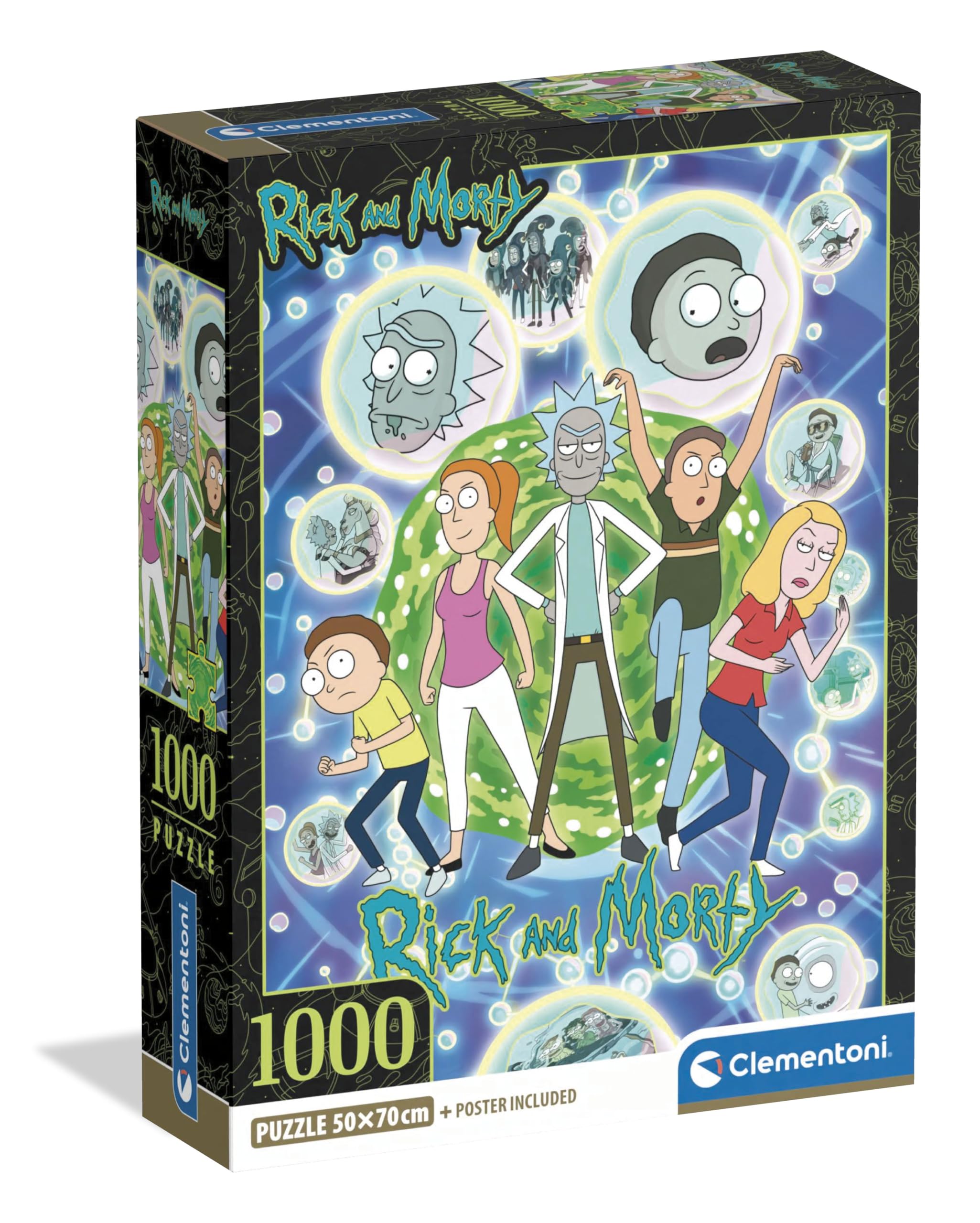 CLEMENTONI PZL 1000 RICK&MORTY COMPACT BOX - 37510