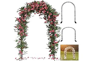 Sturdy Rustproof Garden Arch - A Flourishing Floral Gateway
