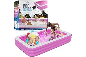Plunge into Summer with Our Hot Pink Inflatable Pool: Endless Fun for the Entire Family!