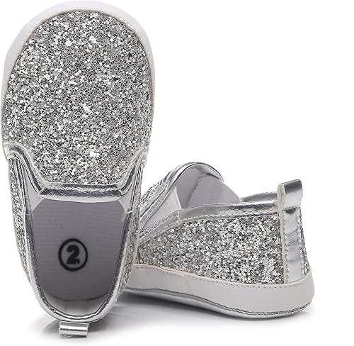 HONGTEYA Zapatos de bebé para bebés, niños y niñas, zapatos de cuna para bebés, mocasines para niños pequeños