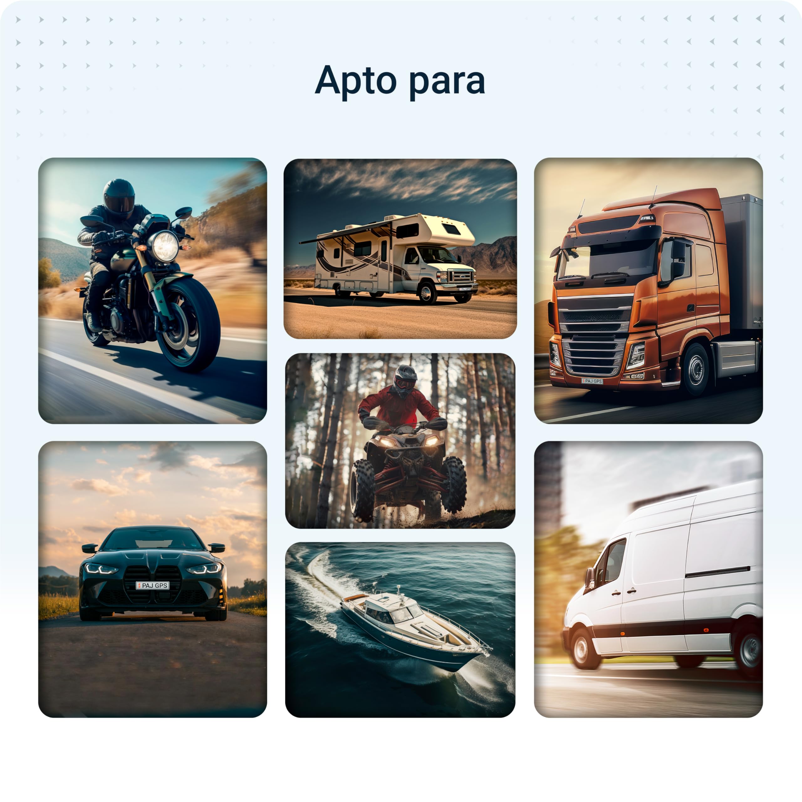 PAJ Vehicle Finder 2.0 - Localizador GPS para Coche, Moto y Otros Vehículos - Conexión Directa a Batería - Seguimiento en Directo, Historial de Rutas y Alarmas (4G - Cable conexión 1.5m)