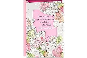 Hallmark Vida Quinceanera Birthday Card (Como una Flor)