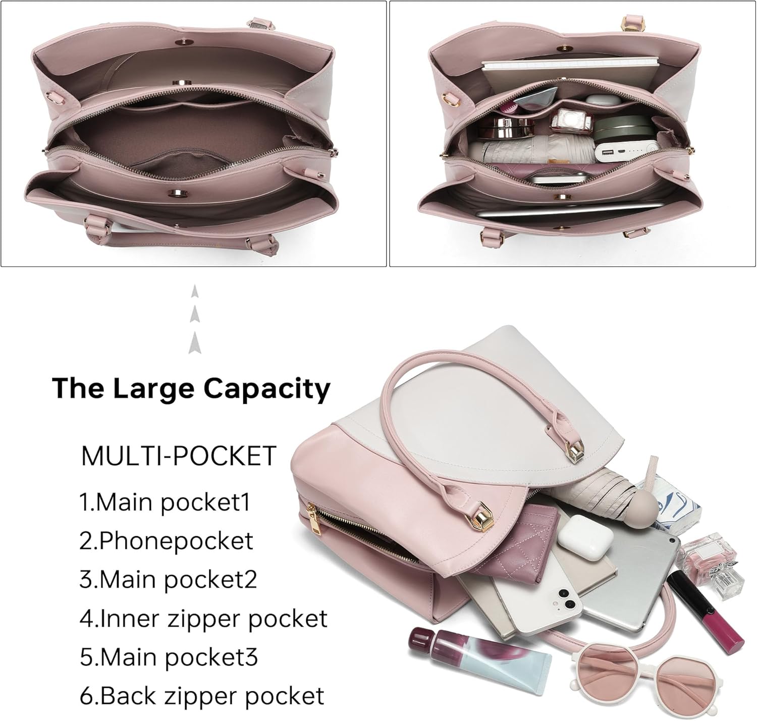 GEMIU Purses for Women Top Handle Handbag Satchel Shoulder Bags for Travel