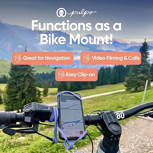 Miniatura 8 de Pulpo Safety Cell Phone Lanyard Lavender Fits Smartphones 6.1" to 6.8” - Anti Theft Phone Strap for Men & Women, Lanyards for Phones, Hiking Phone