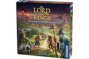 Lord of the Rings: Adventure to Mount Doom - Co-op Strategy Board Game for Families