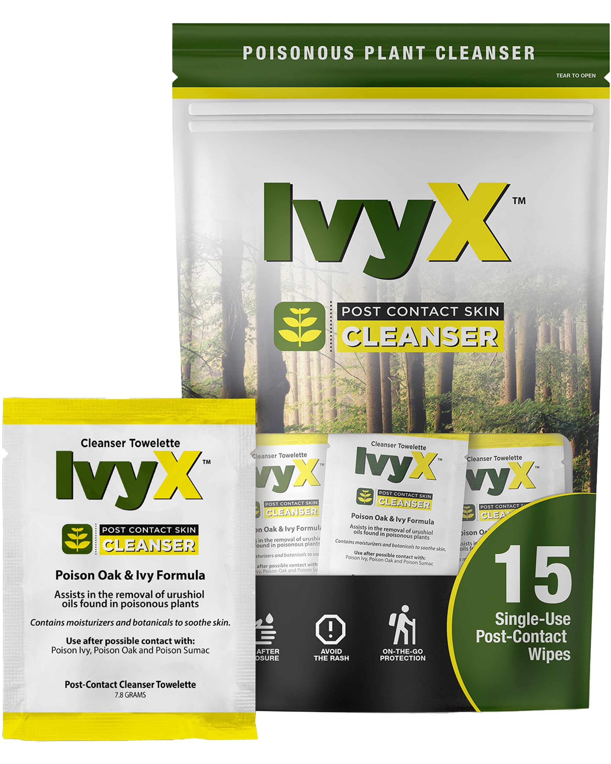 Amazon.com : CoreTex Ivy X Post-Contact Poison Ivy Wipes with