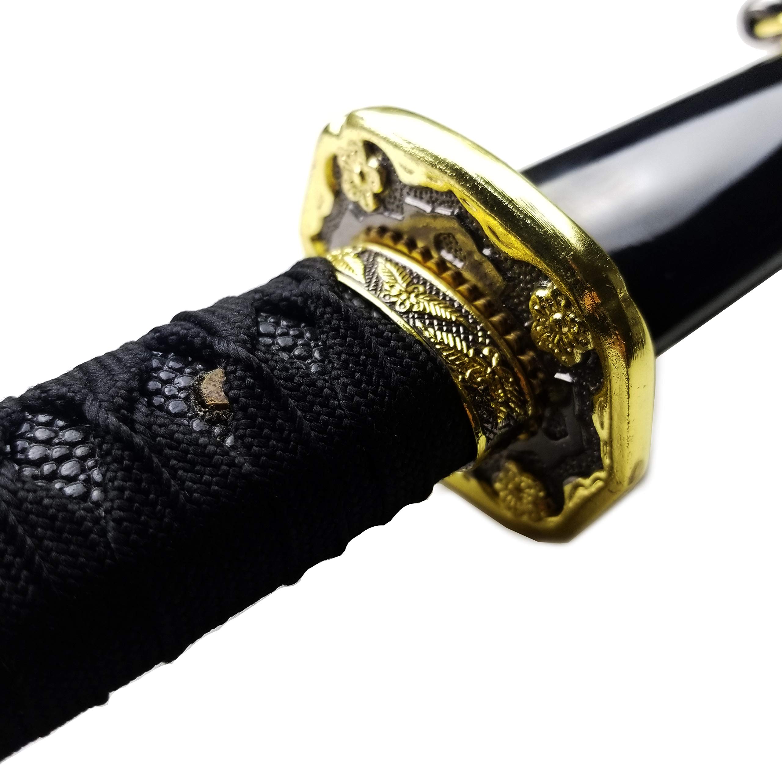 Musha Hand Forged Samurai Sword Katana 1045 Carbon Steel Full Tang Blade. Fully Disassemble. for Collection, Gifts, Straw Mat Cutting Practice