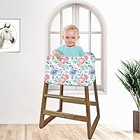 Vista 7 de Cubierta para asiento de coche para niños y niñas - Capota multiusos para lactancia, cochecito, cubierta para silla alta (Rosa)