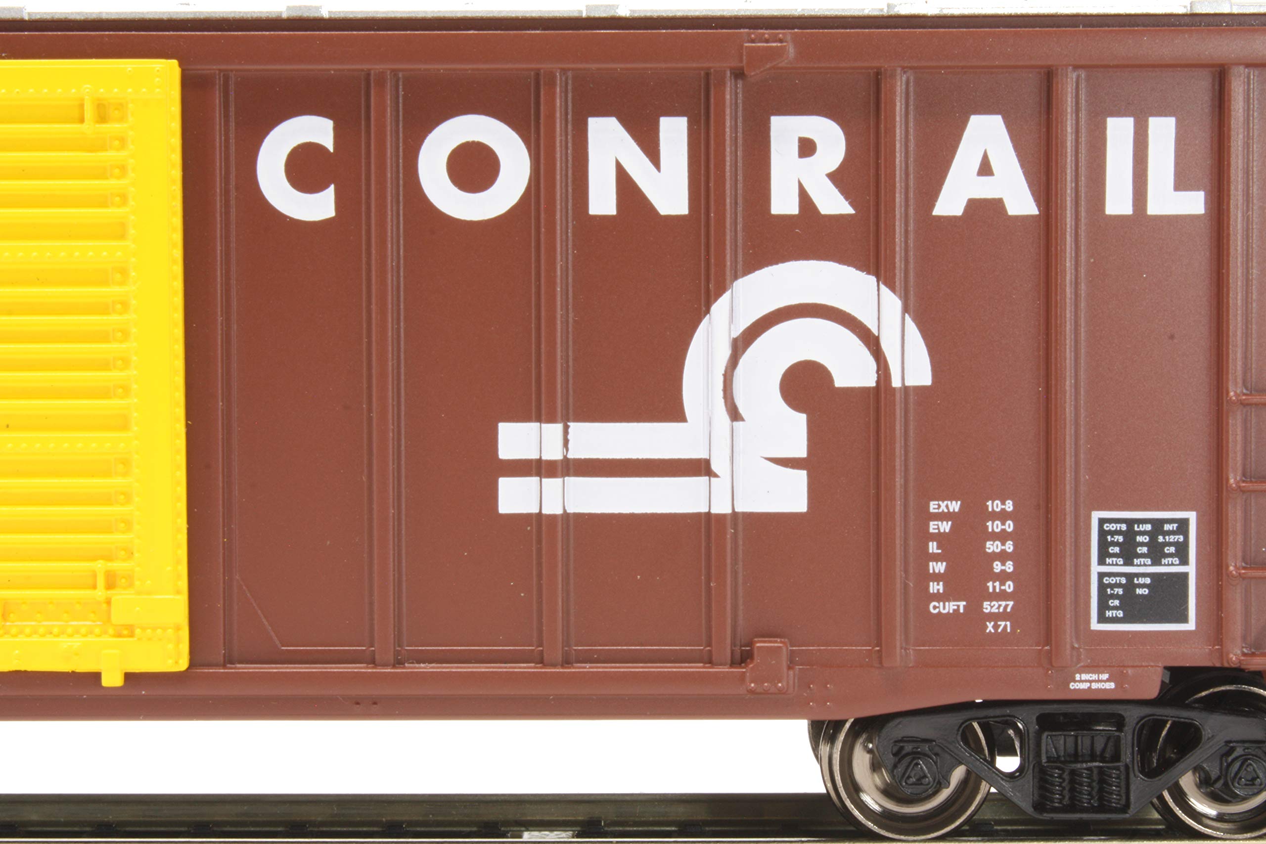 Bachmann Treni - Vagone Con Dispositivo Di Coda Lampeggiante FRED - Burlington Northern - Scala HO 1:87