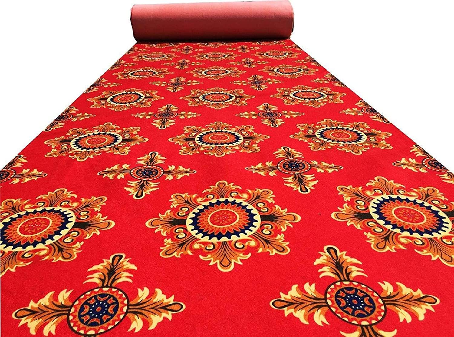 Shanno Carpet Nonwoven Exhibition Acrylic Fiber Fabric Carpet for Wedding Any Event Party Decoration Use for Living Room & School Function Size 6 x 110 Feet