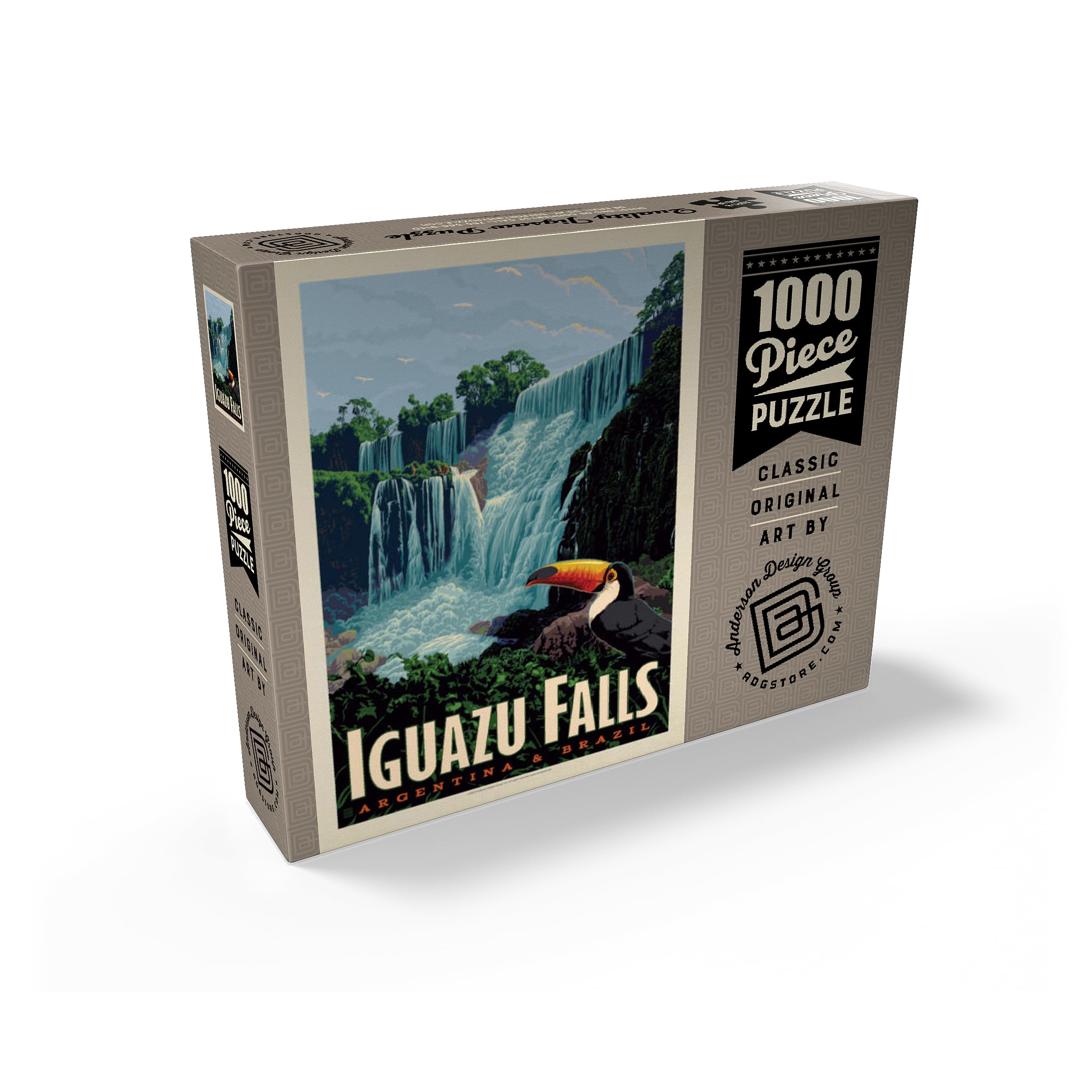 Amazon.com: MyPuzzle Iguazú Falls: Argentina & Brazil, Vintage