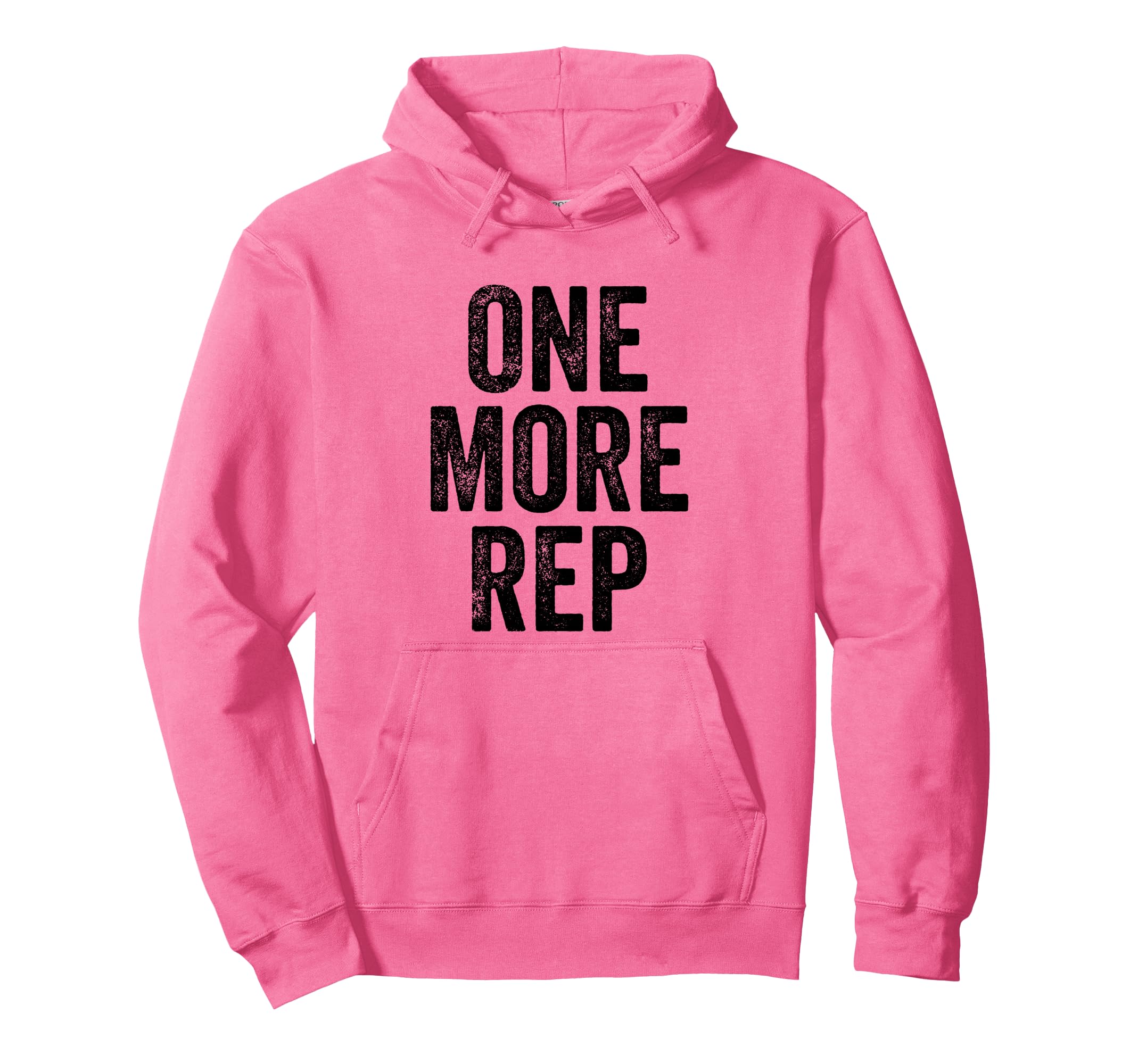 One More Rep Gym Weightlifter Bodybuilder Pullover Hoodie