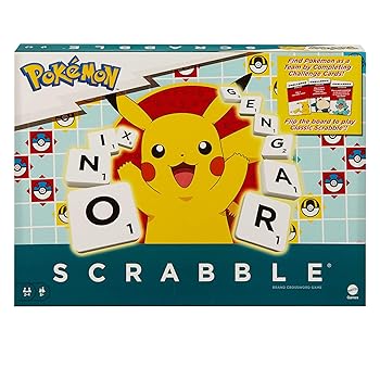 Mattel Games Scrabble Pokemon Board Game
