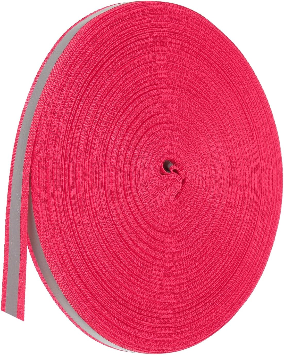 PATIKIL Reflective Tape Strip, 10mm x 50yards High Visibility Reflective Tape Sew-on DIY Warning Safety Fabric Webbing for Clothing Raincoats, Black