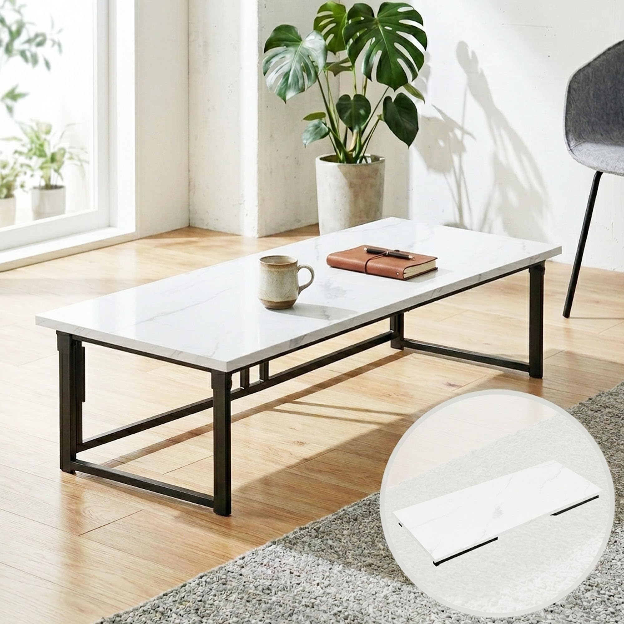 Amazon.co.jp: パソコンデスク ローデスク 折りたたみ 90cm幅 奥行50cm