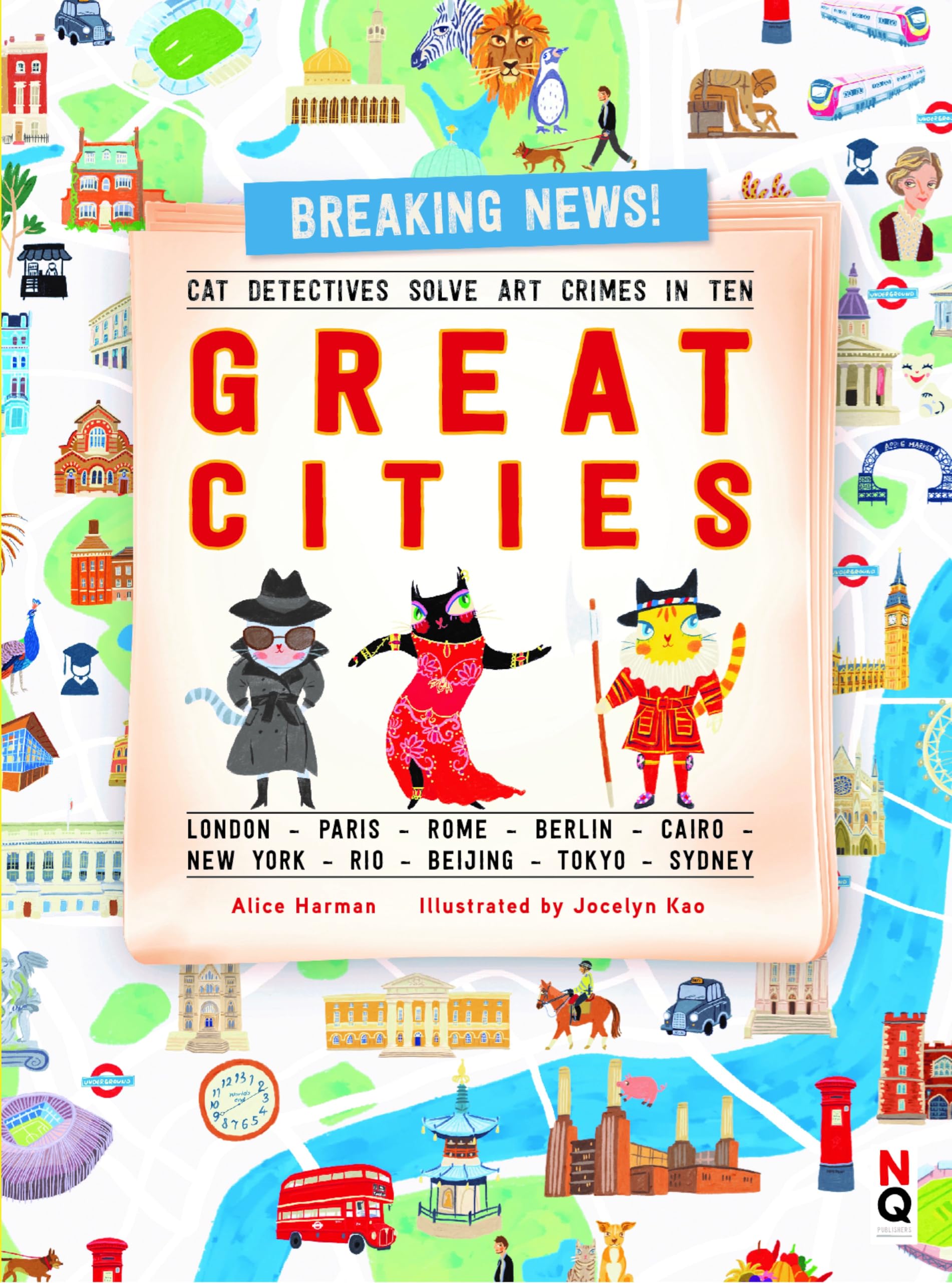 Cat Detectives Solve Art Crimes in 10 Great Cities