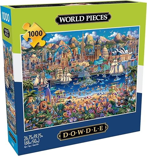 Miniatura 3 de Buffalo Games - Dowdle - Piezas del mundo - Rompecabezas de 1000 piezas para adultos desafiante rompecabezas perfecto para noches de juego - Tamaño