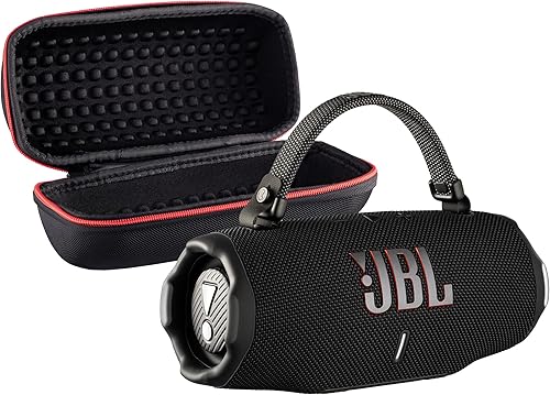 JBL Charge 6 - Altavoz Bluetooth portátil (negro) IP68 impermeable, a prueba de polvo y caídas, audio inalámbrico al aire libre 28 horas de