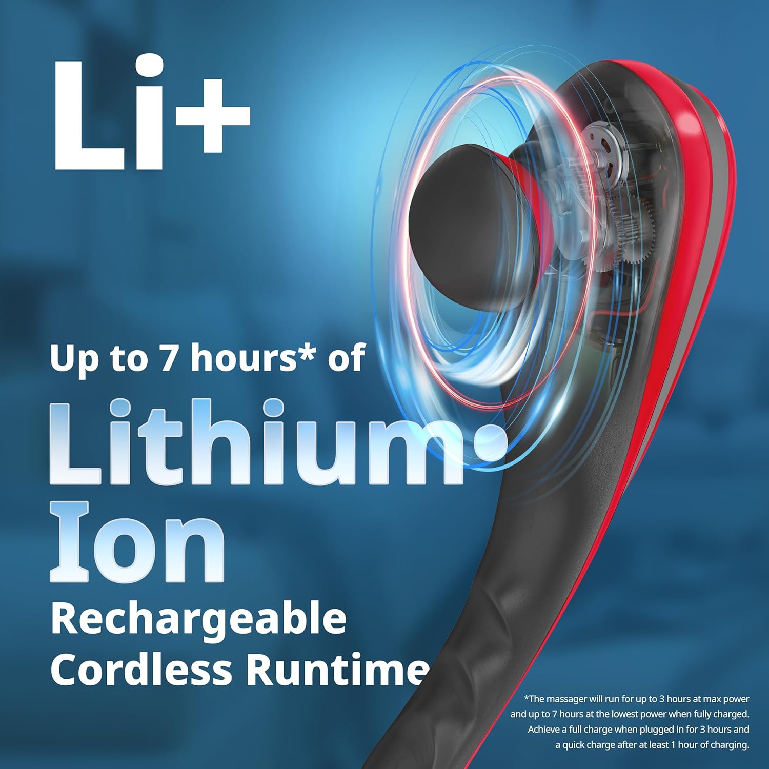 Wahl Cordless Lithium Ion Deep Tissue + Percussion Massager for Neck and Shoulder Pain, Massage Tool with 5 Modes & Attachments that Provide Joint and Sciatica Pain Relief, FSA Eligible – 3025692