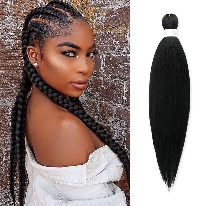 Buy 26 Inch (unfold 52"+) 8 Packs AUTHENTIC Braiding Hair Pre