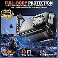 Vista 5 de Inesore Compatible with AirPods Pro 2nd/1st Generation Case Cover with Phone Stand & Cleaning Kit,Compatible with Magsafe,Magnetic Automatic Lock